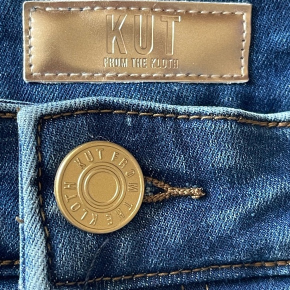 KUT FROM THE KLOTH CHARLIZE HIGH RISE FAB AB CIGARETTE JEANS SZ 4 EUC - Picture 6 of 13